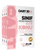 Yediiklim Yayınları 2024 ÖABT Sınıf Öğretmenliği Alan Konu Anlatımı (3 Cilt)
