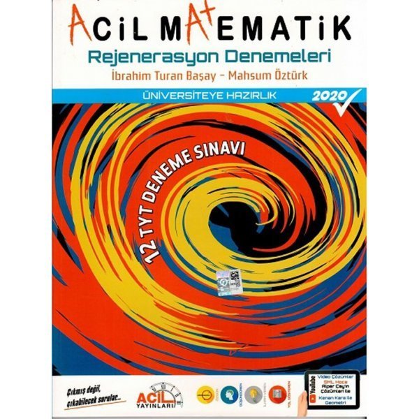 Acil Yayınları TYT Acil Matematik Rejenerasyon 12 li Denemeleri