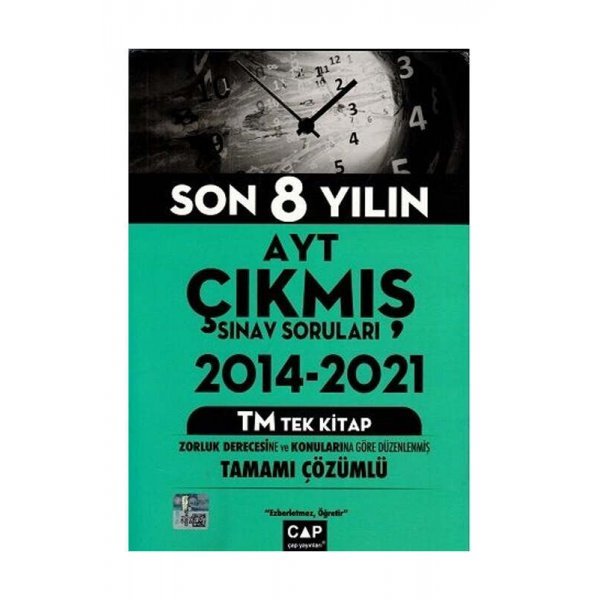 Çap Yayınları AYT TM Son 8 Yılın Çıkmış Soruları