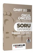 Yediiklim Yayınları 2025 ÖABT Okul Öncesi Öğretmenliği Tamamı Çözümlü Soru Bankası