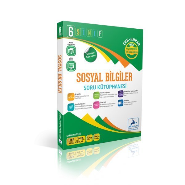 PRF Paraf Yayınları 6. Sınıf Sosyal Bilgiler Soru Kütüphanesi