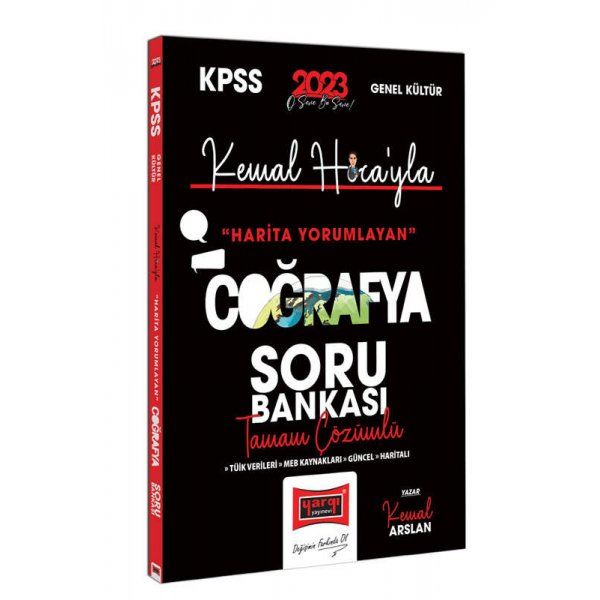 Yargı Yayınları 2023 KPSS Kemal Hoca'yla Harita Yorumlayan Coğrafya Tamamı Çözümlü Soru Bankası