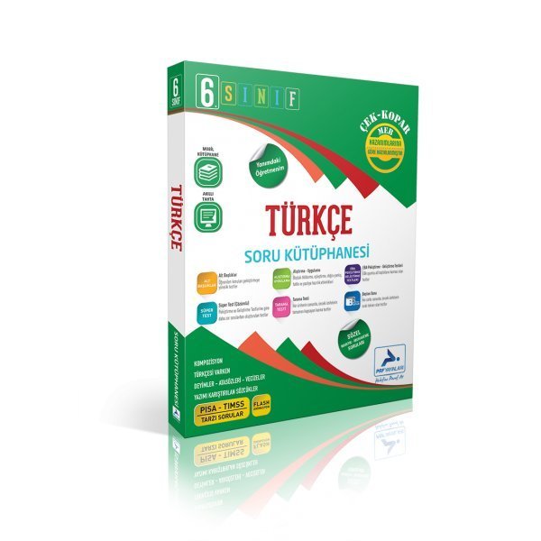 PRF Paraf Yayınları 6. Sınıf Türkçe Soru Kütüphanesi