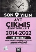 Çap Yayınları AYT MF Tek Kitap Son 9 Yılın Çıkmış Soruları