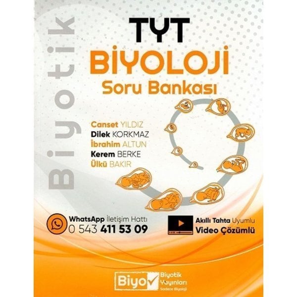 Biyotik Yayınları TYT Biyoloji Biyotik Soru Bankası