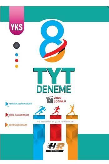 ​Hız ve Renk Yayınları TYT Video Çözümlü 8 Deneme