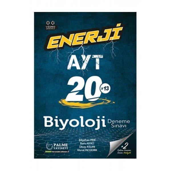 Palme Yayınları AYT Biyoloji Enerji 20 Deneme