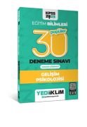 Yediiklim Yayınları 2025 KPSS Eğitim Bilimleri 30 Gelişim Psikolojisi Tamamı Çözümlü Deneme Sınavı