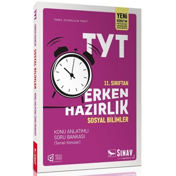 Sınav Yayınları 11. Sınıf Sosyal Bilimler TYT Erken Hazırlık Konu Anlatımlı Soru Bankası