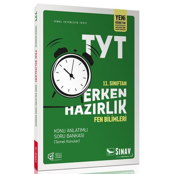 Sınav Yayınları 11. Sınıf Fen Bilimleri TYT Erken Hazırlık Konu Anlatımlı Soru Bankası