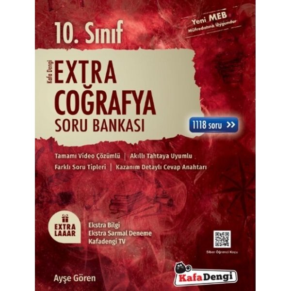 Kafa Dengi Yayınları 10. Sınıf Coğrafya Extra Soru Bankası
