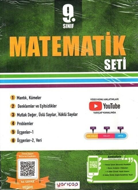 Yarı Çap Yayınları 9. Sınıf Matematik Seti