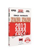 Yargı Yayınları 2023 KPSS Genel Yetenek (Türkçe - Matematik) 2013-2022 Konu Konu Çıkmış Sorular ve Çözümleri