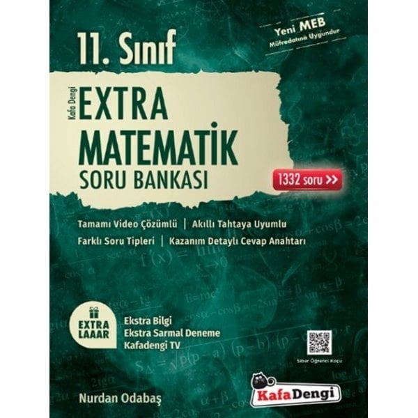 Kafa Dengi Yayınları 11. Sınıf Matematik Extra Soru Bankası
