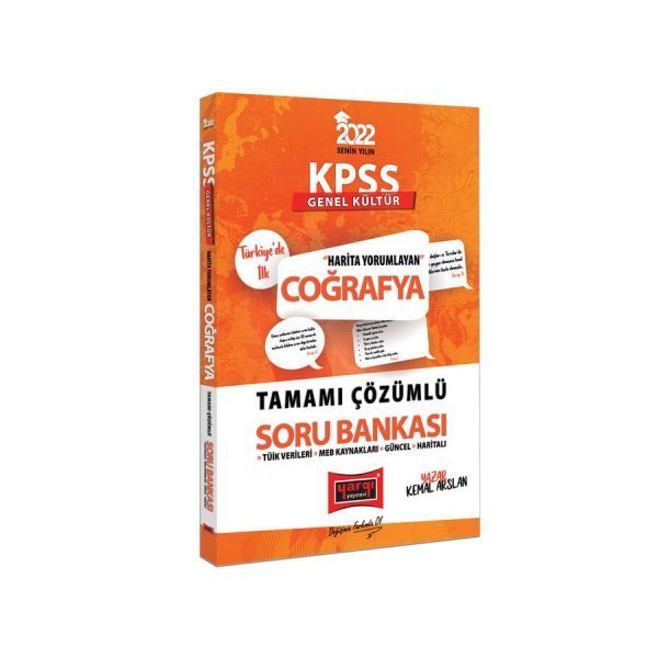 Yargı Yayınları 2022 KPSS Harita Yorumlayan Tamamı Çözümlü Coğrafya Soru Bankası
