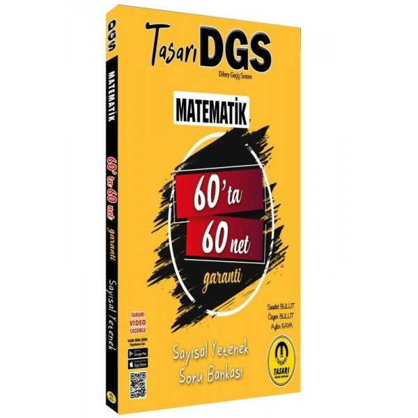 Tasarı Yayınları DGS Video Çöz. Sayısal Yetenek 60 ta 60 Net Soru Bankası