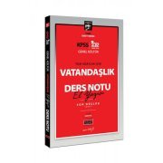 Yargı Yayınları 2022 KPSS Lisans Genel Kültür Tüm Adaylar İçin Son Düzlük 5 Yargıç Serisi Vatandaşlık El Yazısı Ders Notu