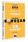 Yargı Yayınları 2023 KPSS Türkçe Tamamı Çözümlü Konuşan 30 Deneme