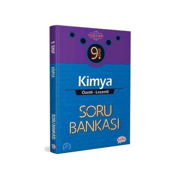 Editör Yayınları 9. Sınıf Kimya Özetli Lezzetli Soru Bankası