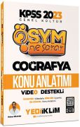 Yediiklim Yayınları 2023 KPSS Genel Kültür Ösym Ne Sorar Coğrafya Video Destekli Konu Anlatımı