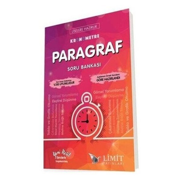 Limit Yayınları 8. Sınıf LGS Kronometre Paragraf Soru Bankası