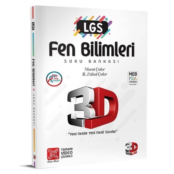 3D Yayınları 8. Sınıf LGS Fen Bilimleri Soru Bankası