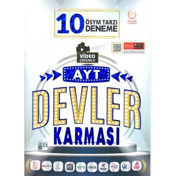 Palme Yayınları AYT Devler Karması 10 Deneme