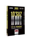 Yargı Yayınları 2023 KPSS GY-GK 10 suz Olmaz Tamamı Çözümlü 10 Deneme